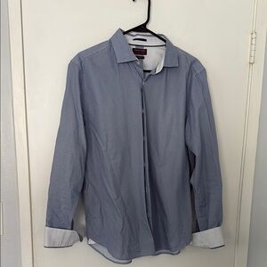 Men's Blue Checkered Shirt